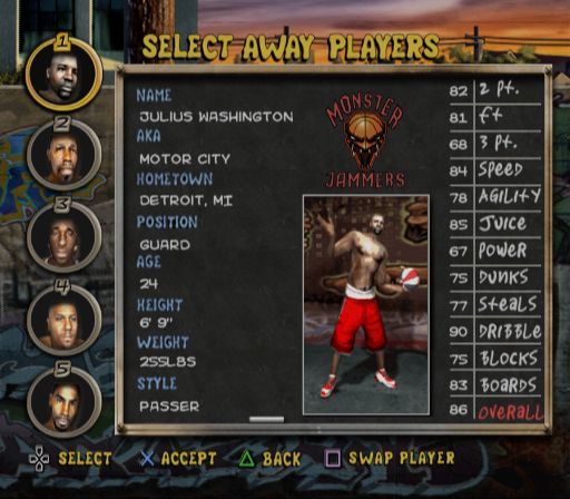 Street Hoops screenshot 5 for Playstation 2